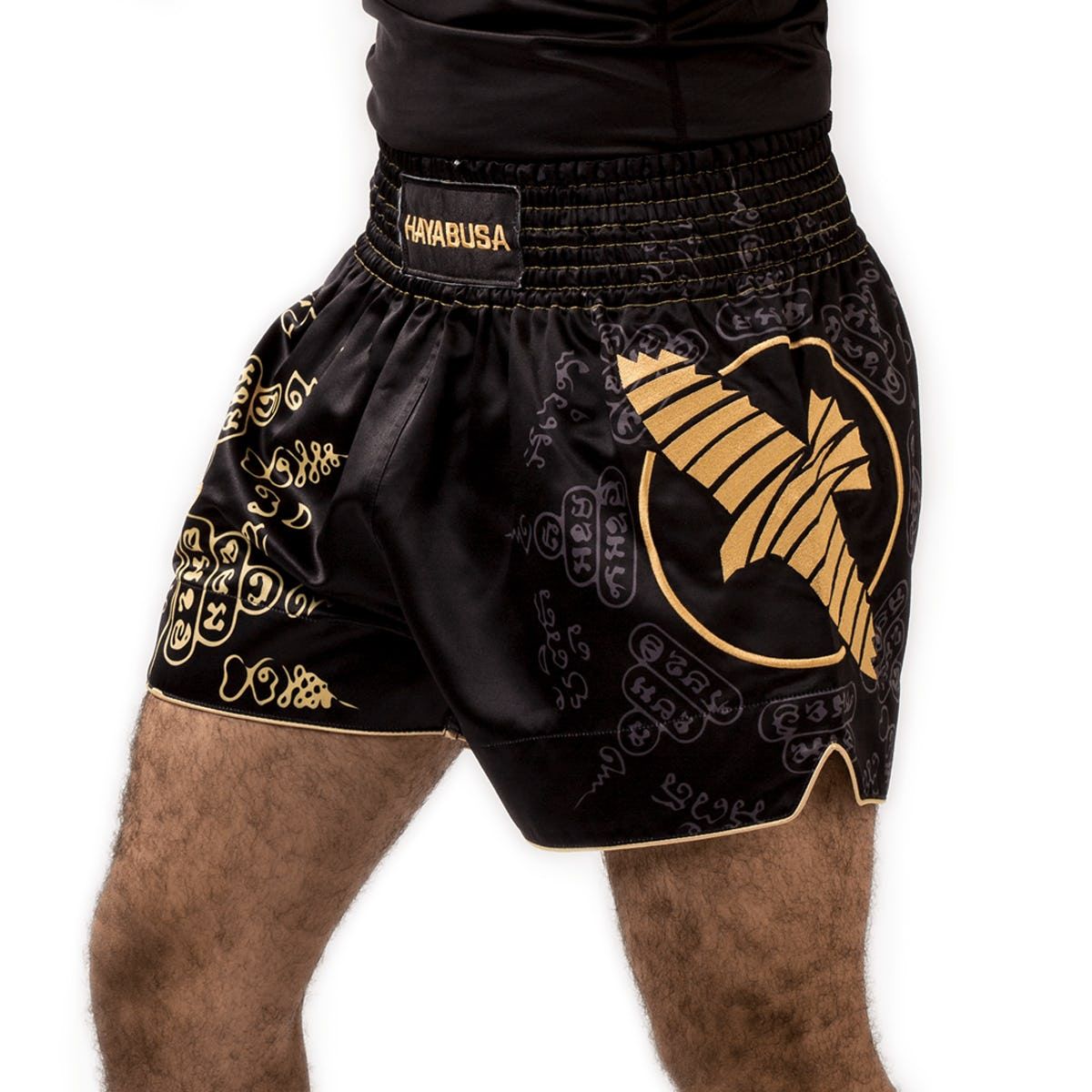 QUẦN HAYABUSA FALCON MUAY THAI SHORTS - BLACK