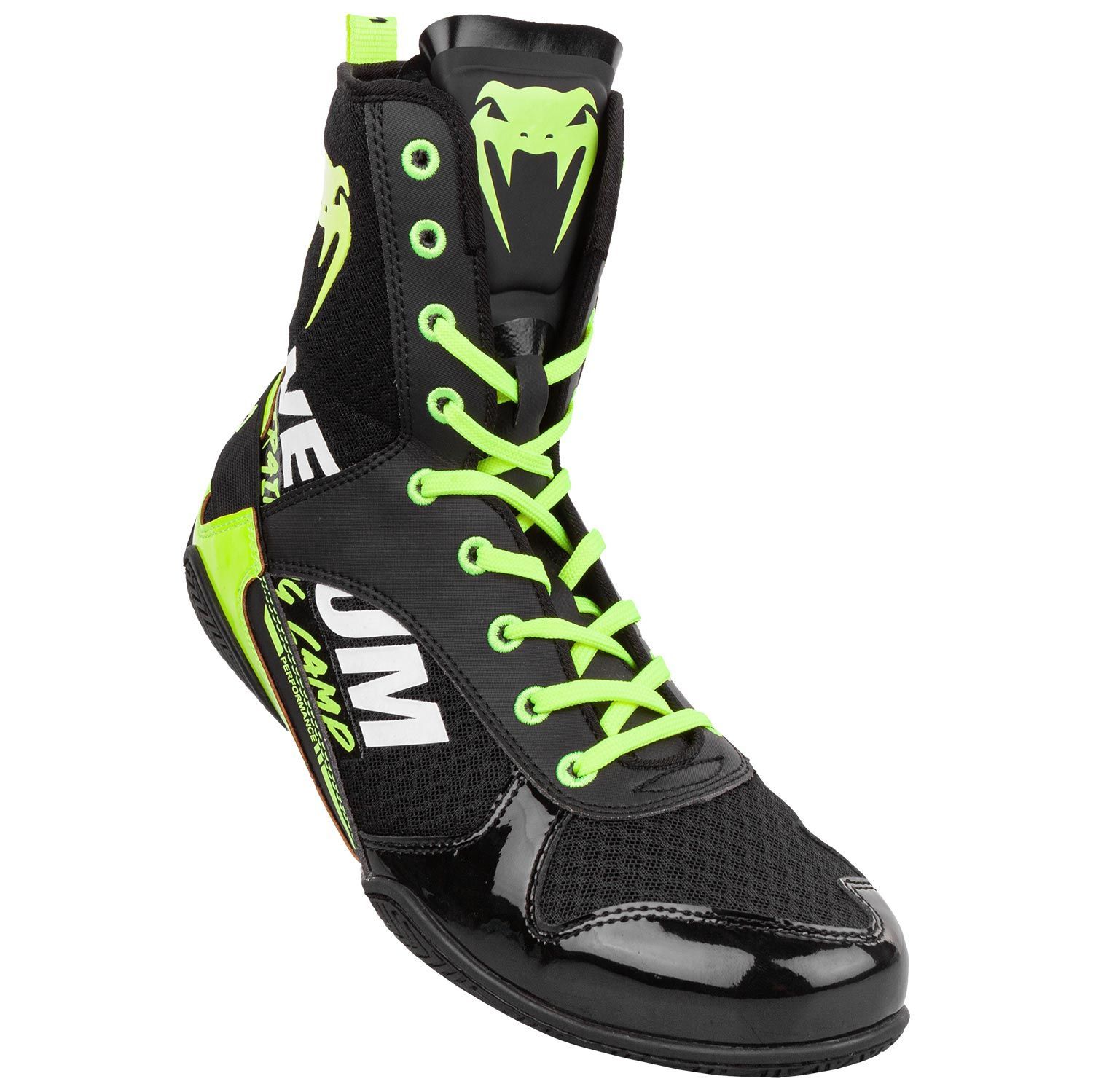 Giày Venum Elite Vtc 2 Edition Boxing Shoes - Black/Neo Yellow