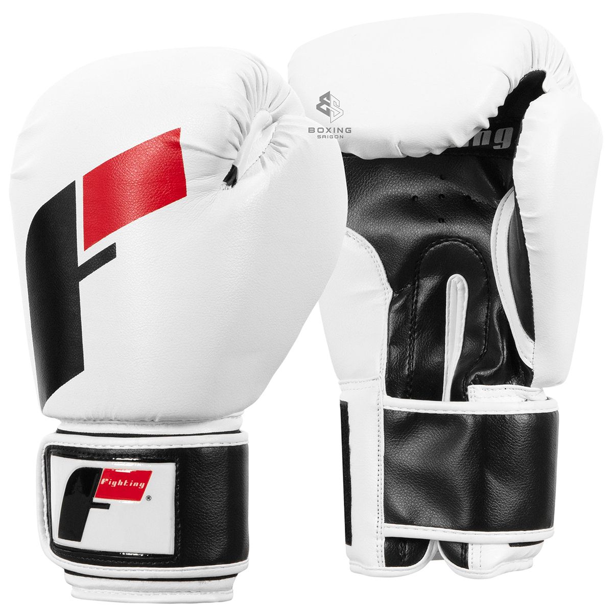 Găng Tay Fighting Big Logo Bag Gloves - White/Black/Red