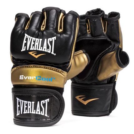 Găng Tay Everlast Everstrike Training Mma Gloves - Black/Gold