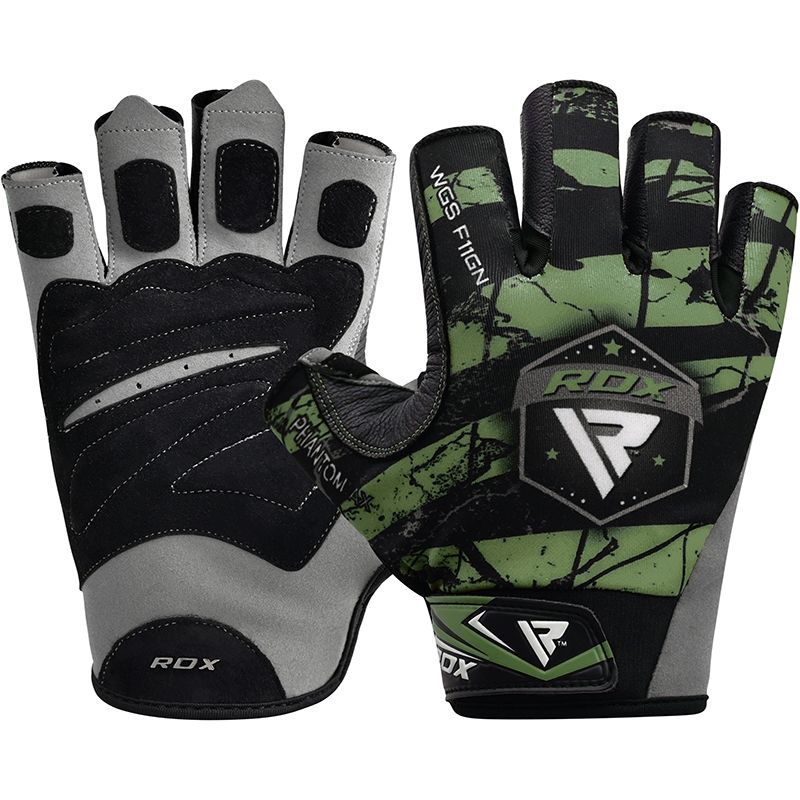 Găng Tay Gym Rdx F11 Camouflage Gym Workout Gloves - Green