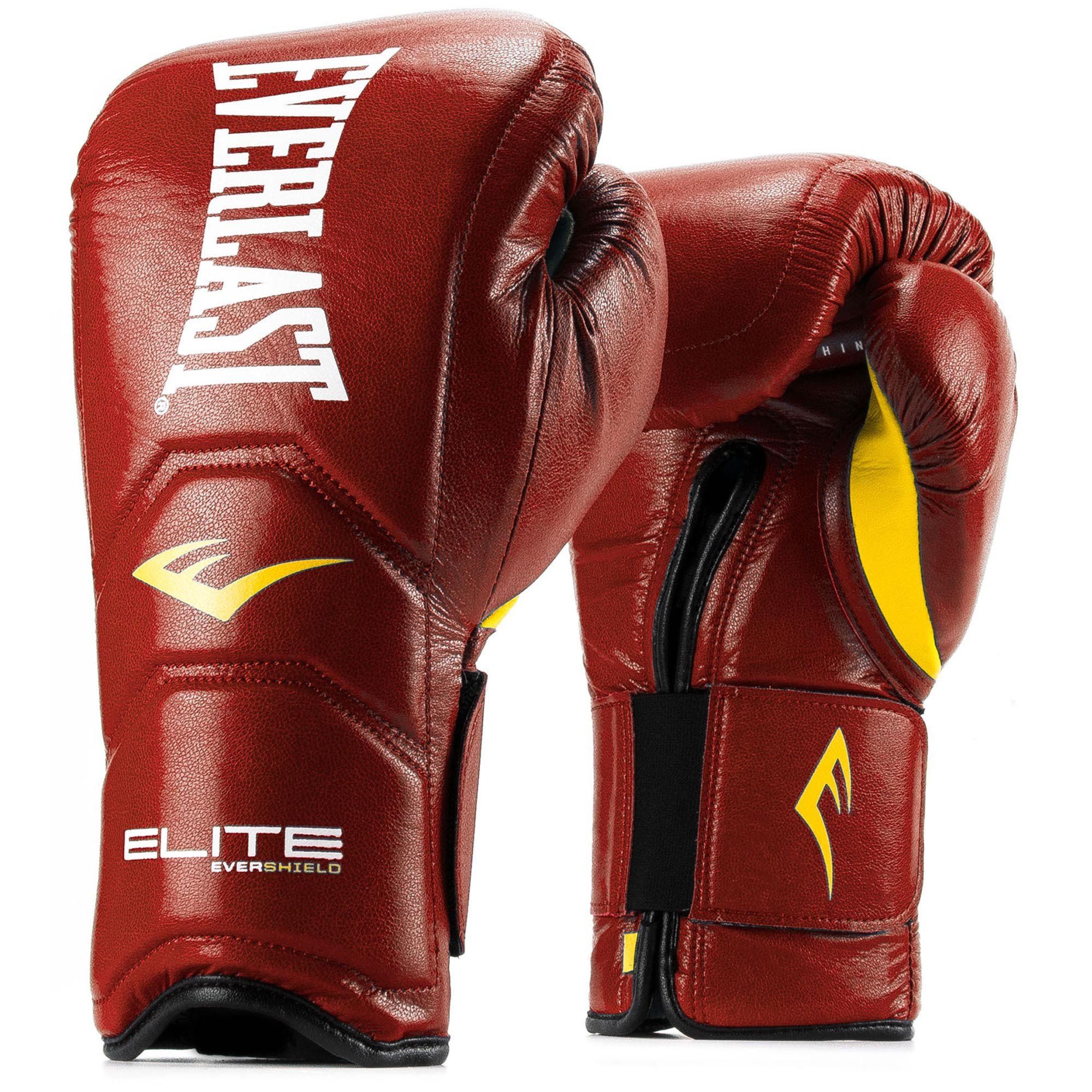 Găng Tay Everlast Elite Hook & Loop Training Gloves - Red