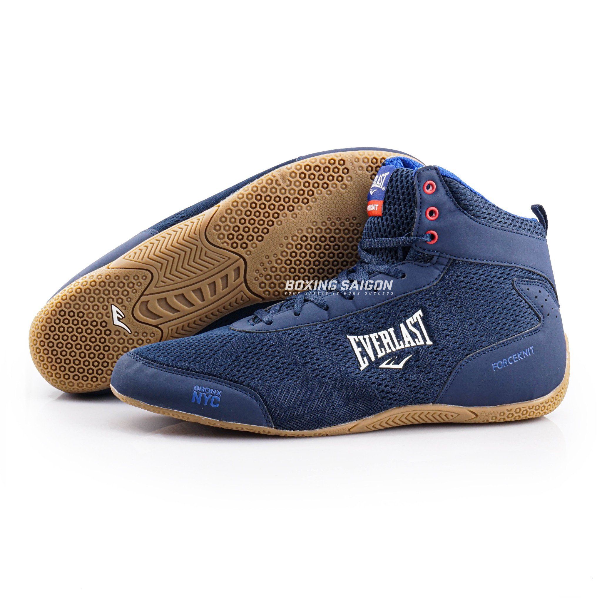 Giày Everlast Forceknit Boxing Shoes - Navy/White ( Hàng Xuất Dư )
