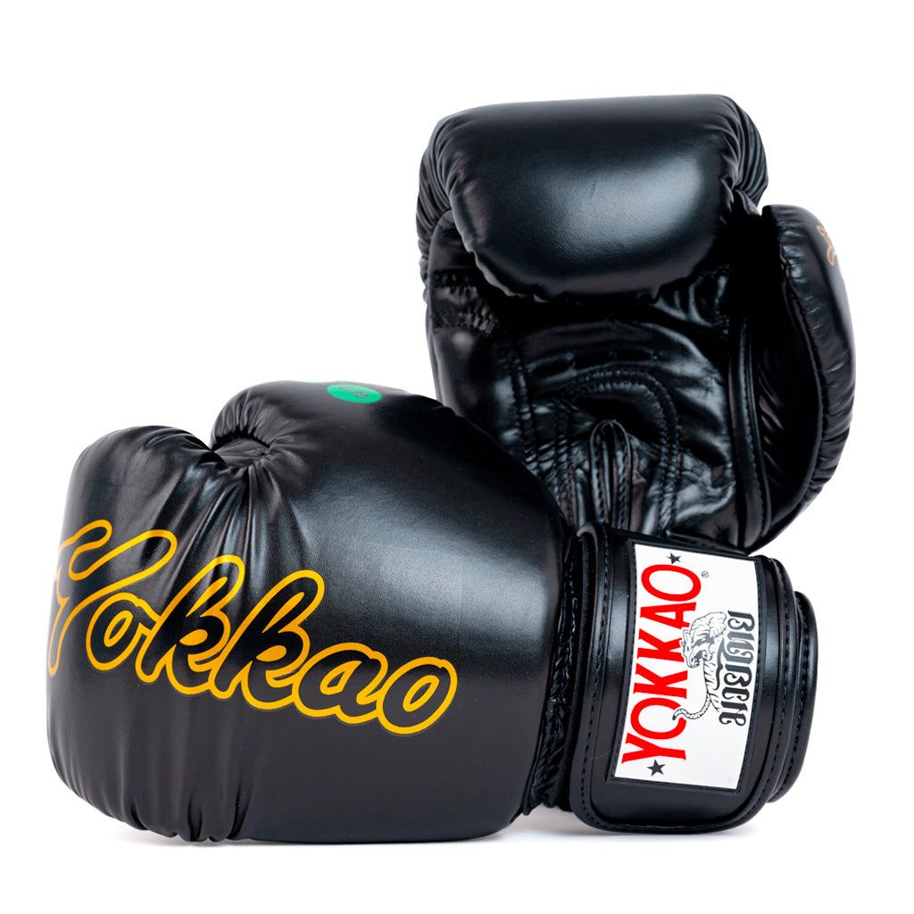 Găng Tay Yokkao FYGL-83 Wax Boxing Gloves - Black
