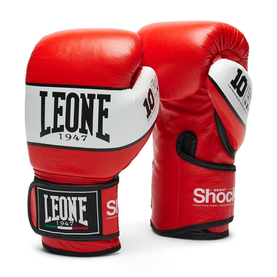 Găng Tay Leone Shock Boxing Gloves - Red