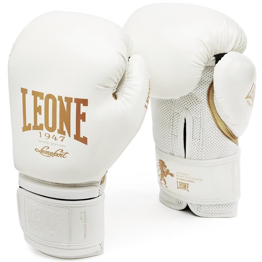 Găng Tay Leone  Boxing Gloves - White Gold