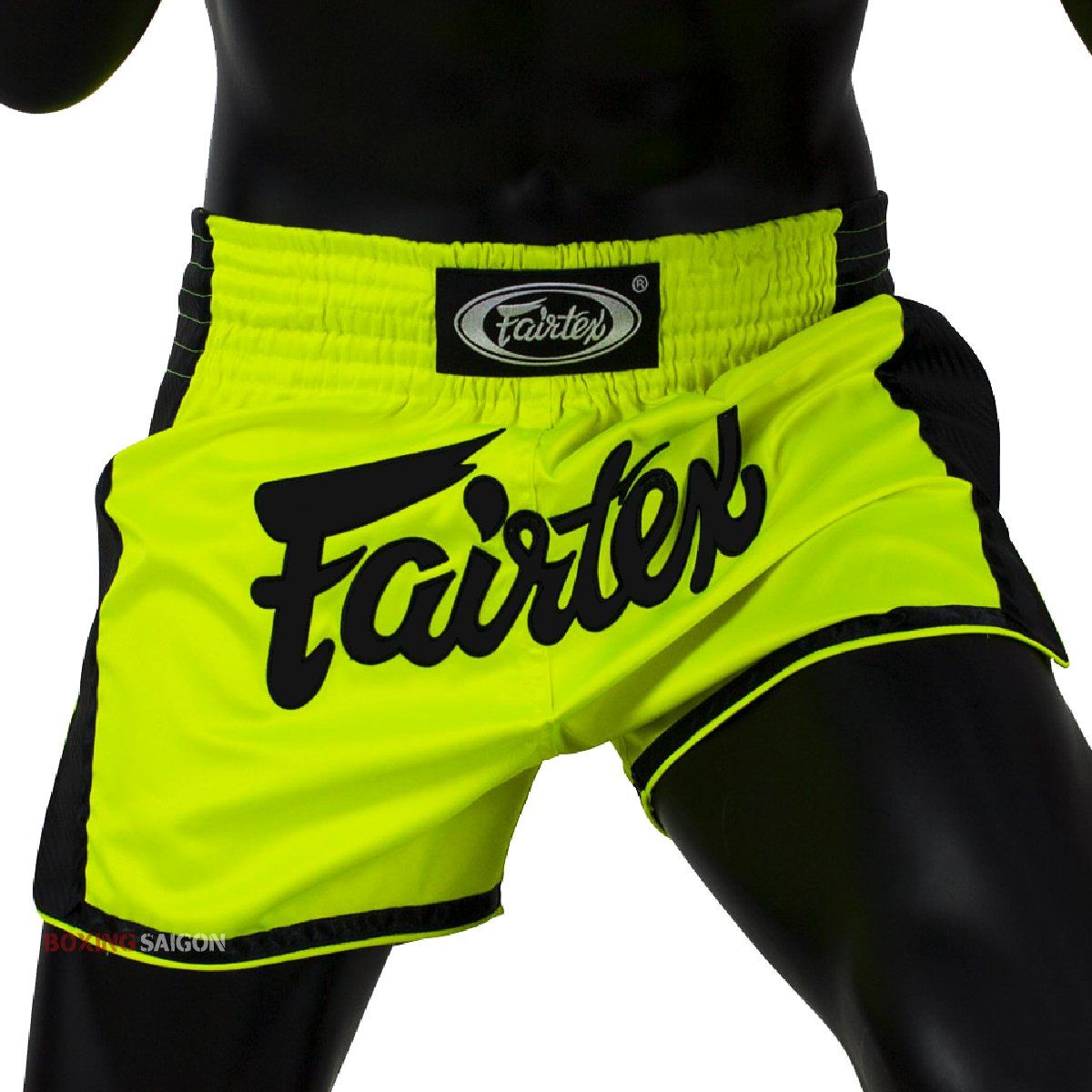 Quần Fairtex Bs1706 Lime Green Slim Cut Muay Short