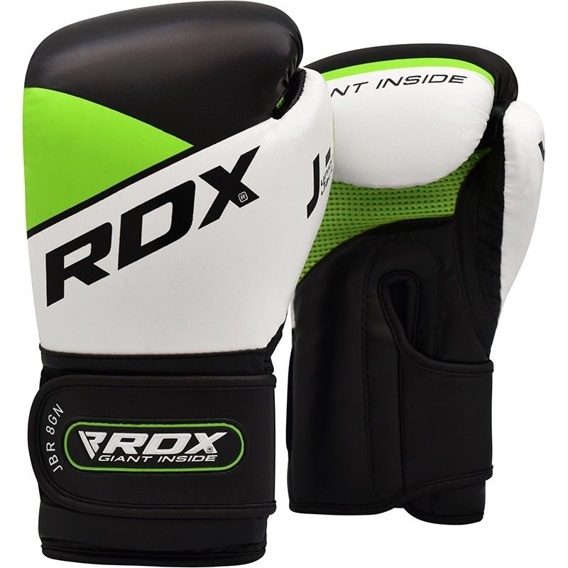 GĂNG TAY RDX JBR8 KIDS BOXING GLOVES - GREEN
