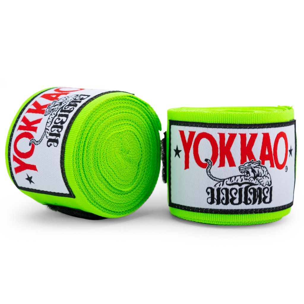 Băng Quấn Tay Yokkao Hw-2 Premium Hand Wraps 4M - Green Neon