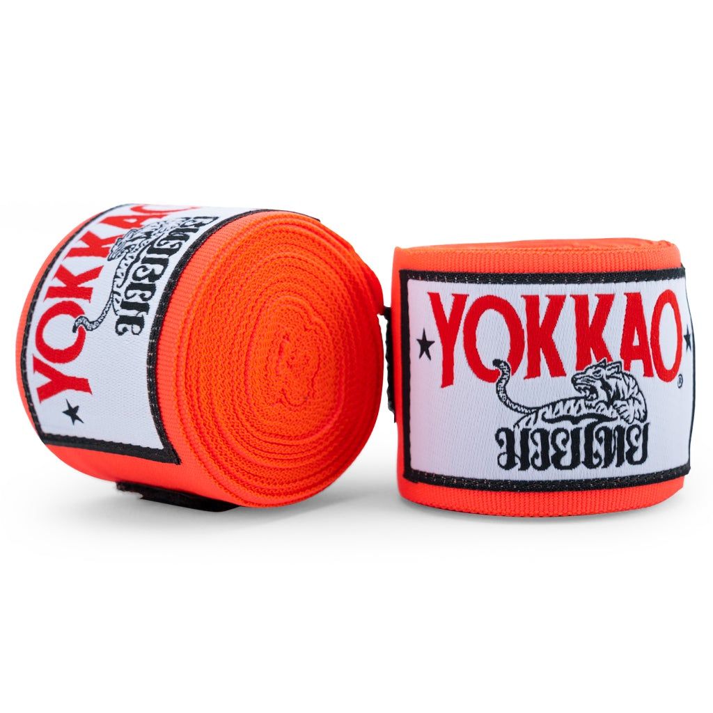Băng Quấn Tay Yokkao HW-2 Premium Hand Wraps - Neon Orange