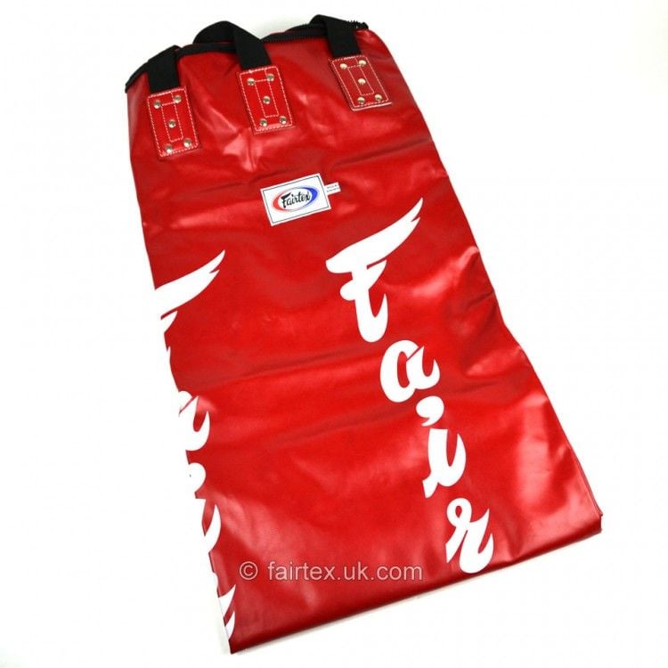 VỎ BAO CÁT FAIRTEX HB6 MUAY THAI BANANA BAG ( UN-FILL ) - RED