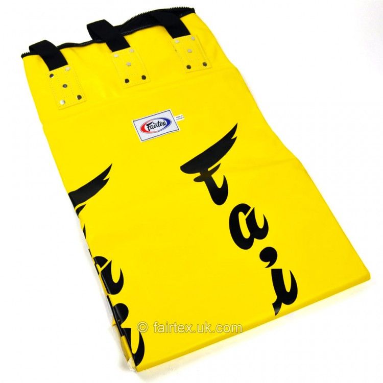VỎ BAO CÁT FAIRTEX HB6 MUAY THAI BANANA BAG ( FILLED ) - YELLOW