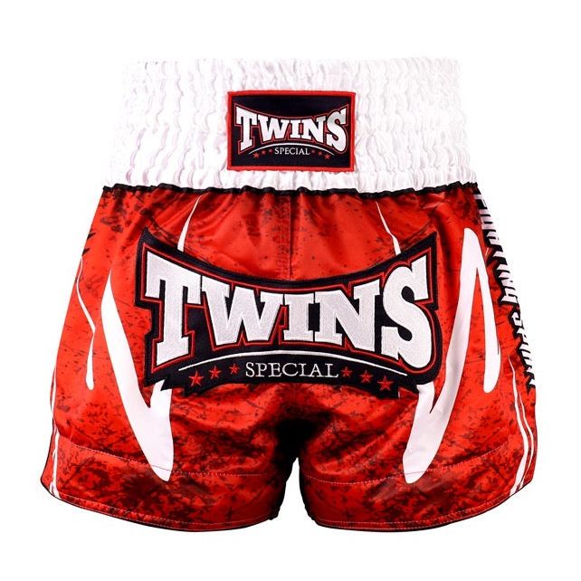 Quần Twins TBS-RUSTY Thai Boxing Shorts - Red