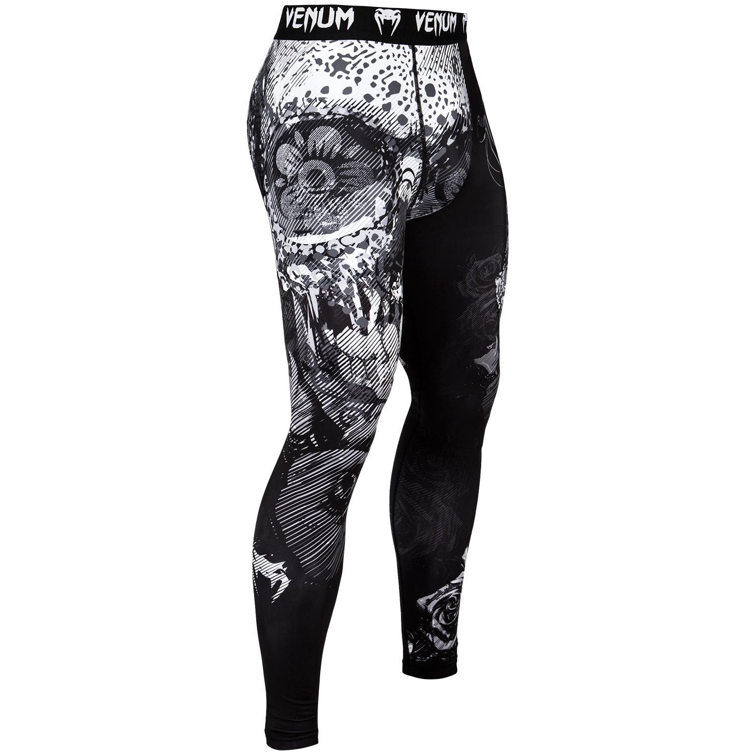 QUẦN BÓ VENUM SANTA MUERTE 3.0 SPATS - BLACK/WHITE