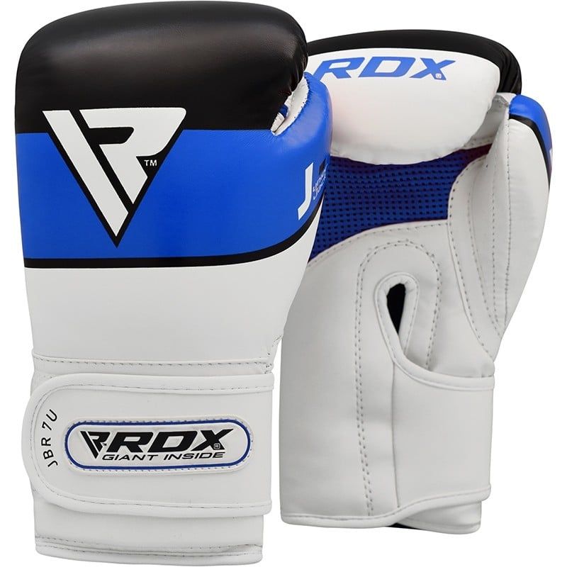 GĂNG TAY RDX JBR7 6OZ KIDS BOXING GLOVES - BLUE