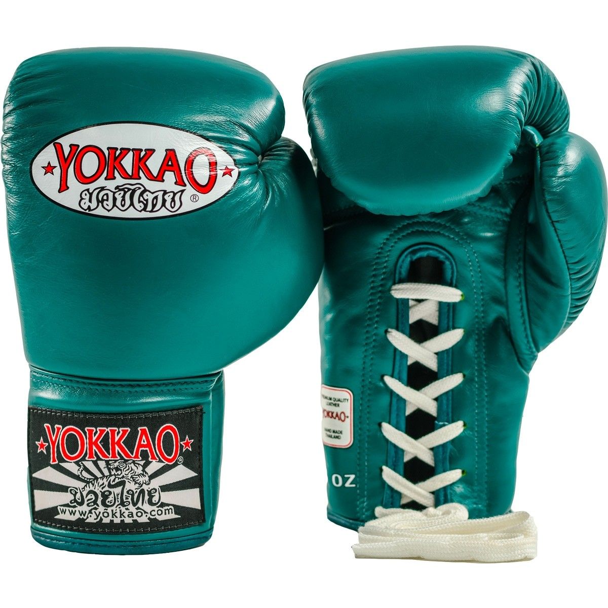 GĂNG TAY YOKKAO MATRIX PETROLEUM LACE UP BOXING GLOVES