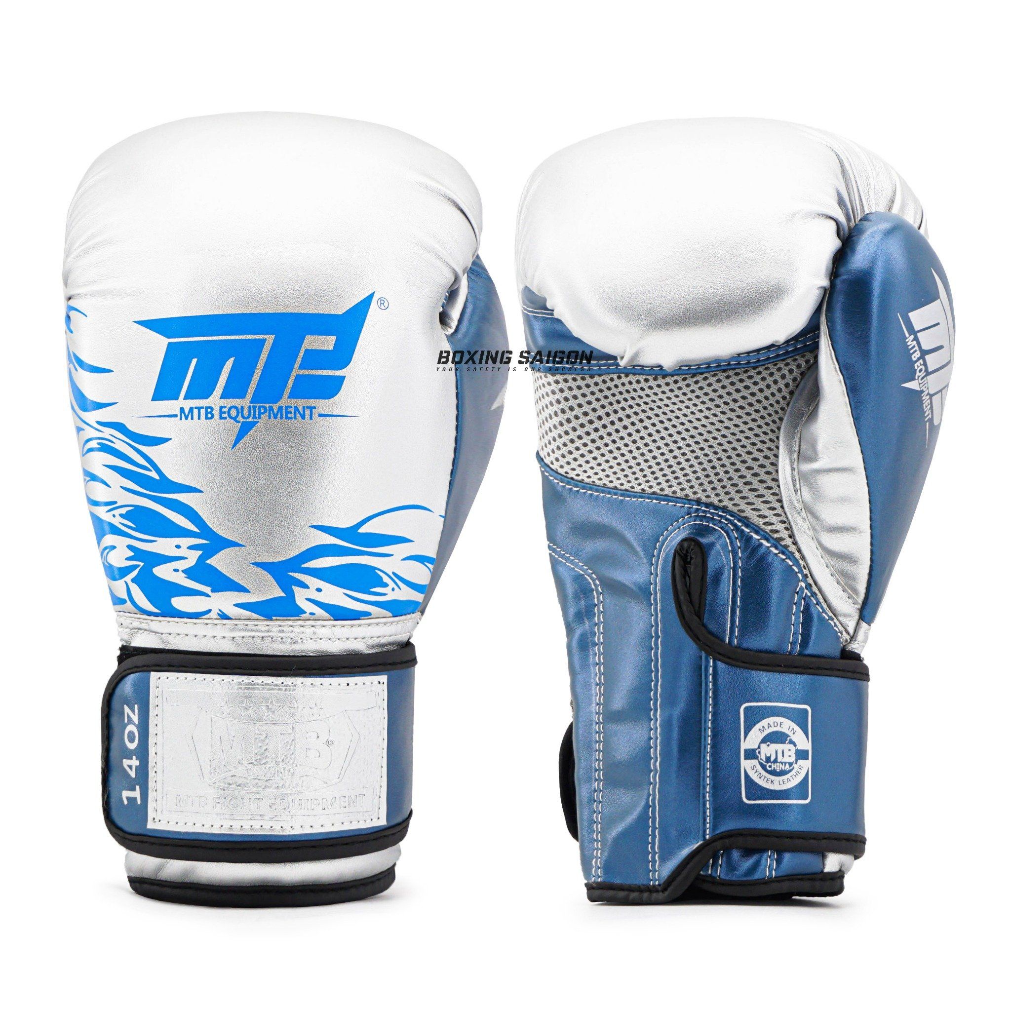 Găng Boxing MTB Metallic Boxing Gloves - Blue