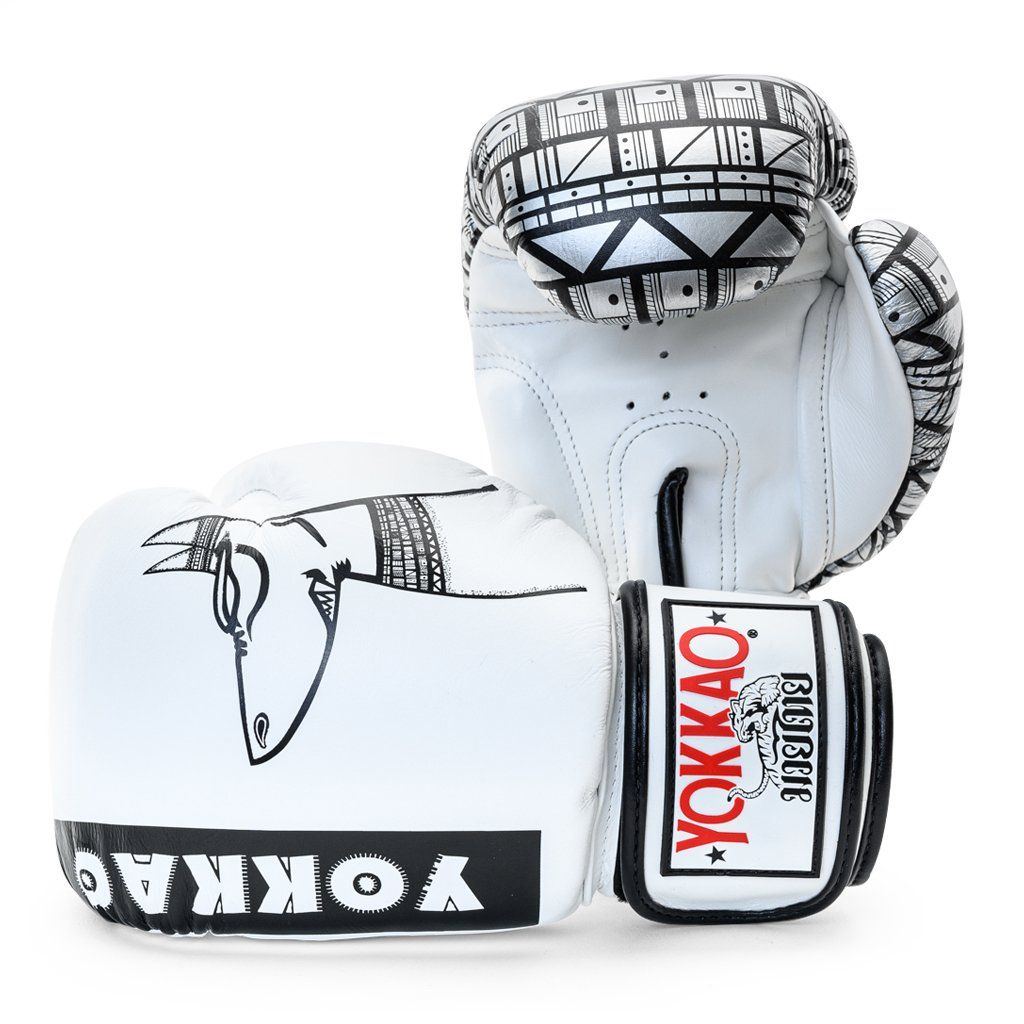 Găng Tay Yokkao Fygl-47 Anubis Muay Thai & Boxing Gloves - White