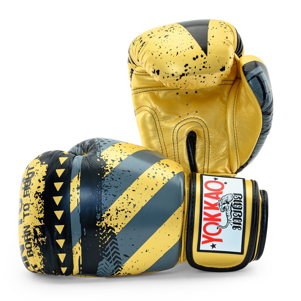 Găng Tay Yokkao Fygl-40 Hustle Muay Thai & Boxing Gloves - Gold/Black