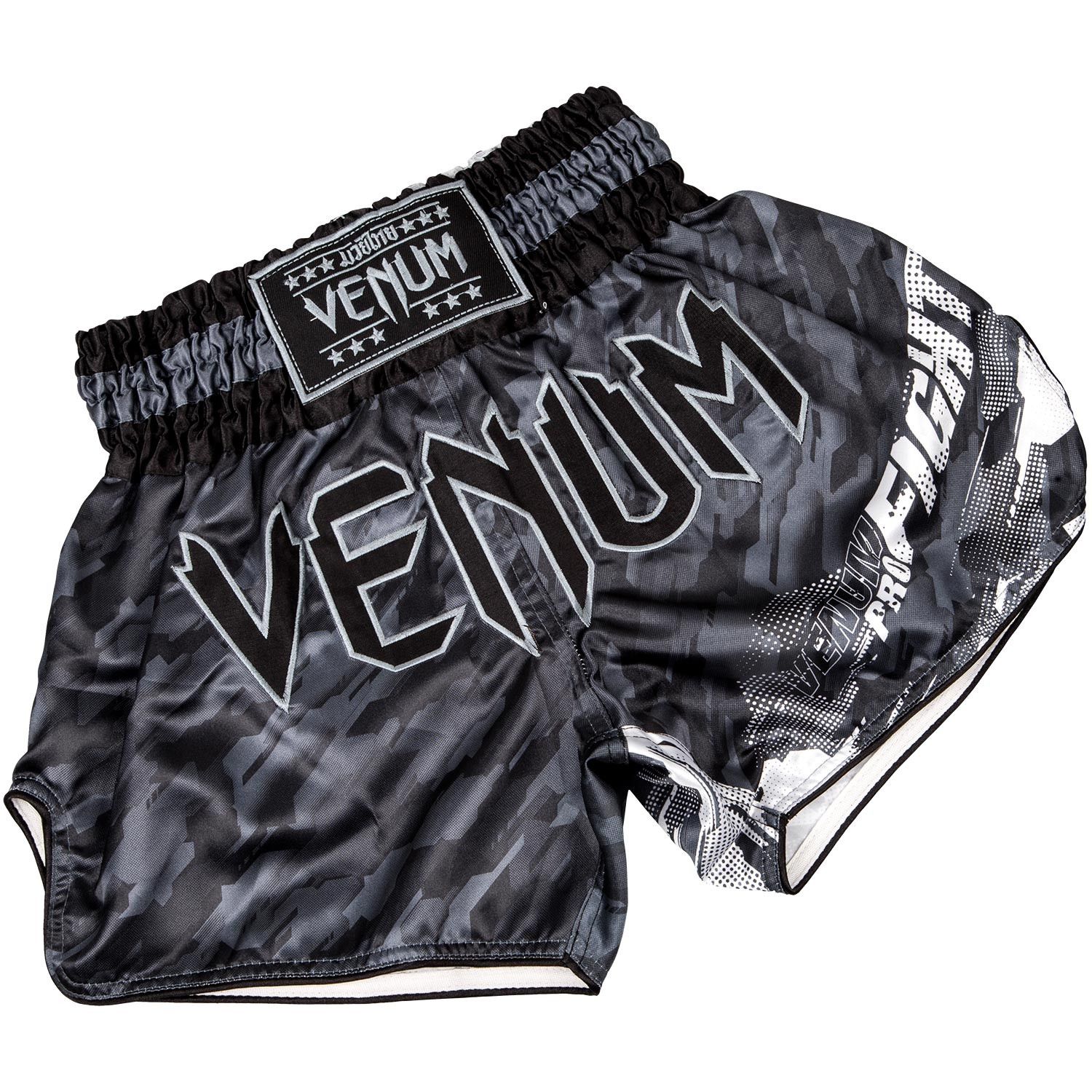 QUẦN VENUM TECMO MUAY THAI SHORTS - DARK GREY