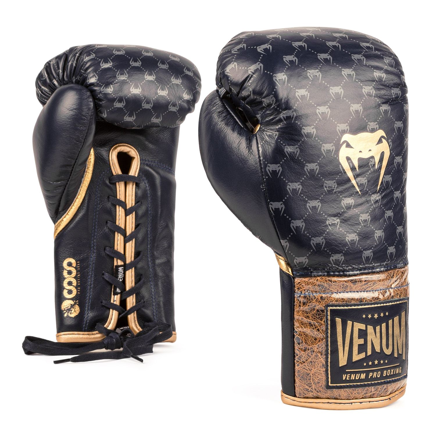 Găng Tay Venum Coco Monogram Pro Lace Up Boxing Gloves - State Blue