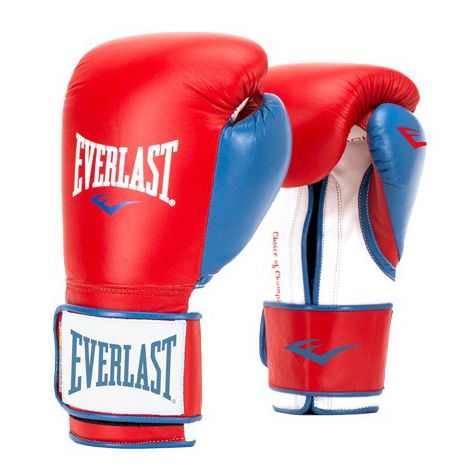 GĂNG TAY EVERLAST POWERLOCK HOOK & LOOP SYNTHETIC LEATHER TRAINING GLOVES - RED