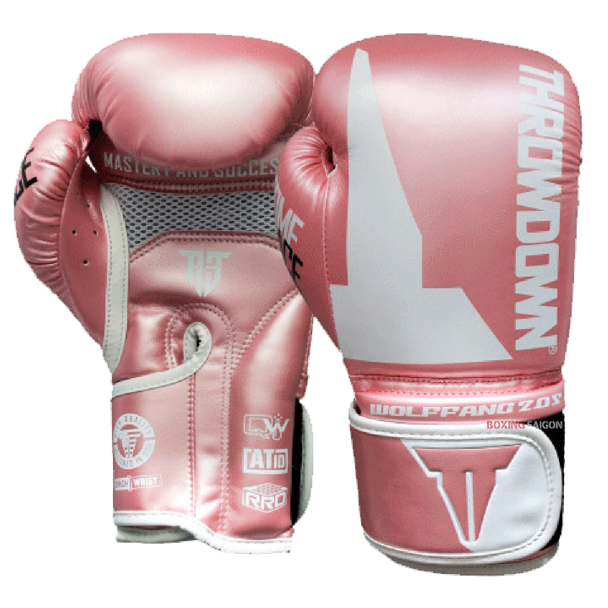 GĂNG TAY THROWDOWN WOLF FANG 2.0S BOXING GLOVES - PINK