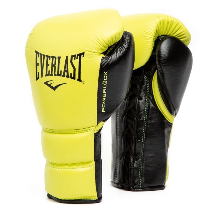 Găng Tay Everlast Powerlock2 Pro Laced Fight Gloves - Neon Yellow