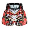 Quần TUFF Muay Thai Boxing Shorts Dragon King in Red