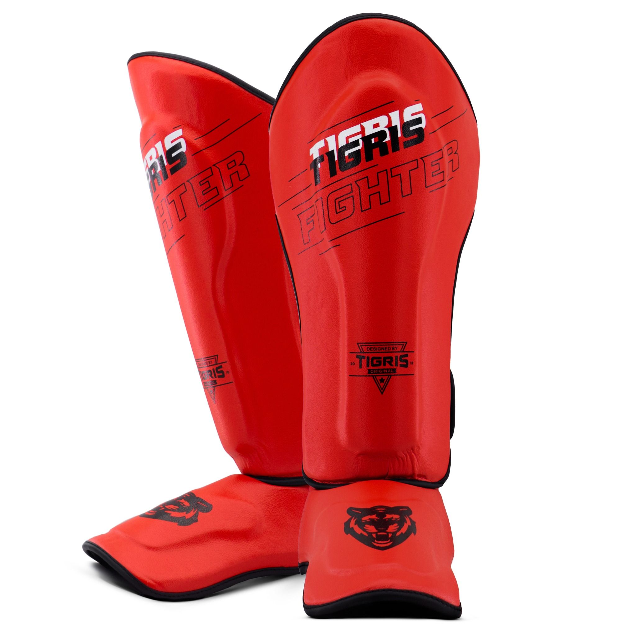 Bảo Hộ Chân Tigris Shinguards - Red