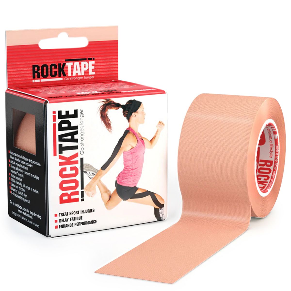 MIẾNG DÁN CƠ ROCKTAPE KOREA - PRECUT BEIGE