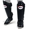 Bảo Hộ Chân Twins SGL10 Double Padded Leather Shinguard - Black