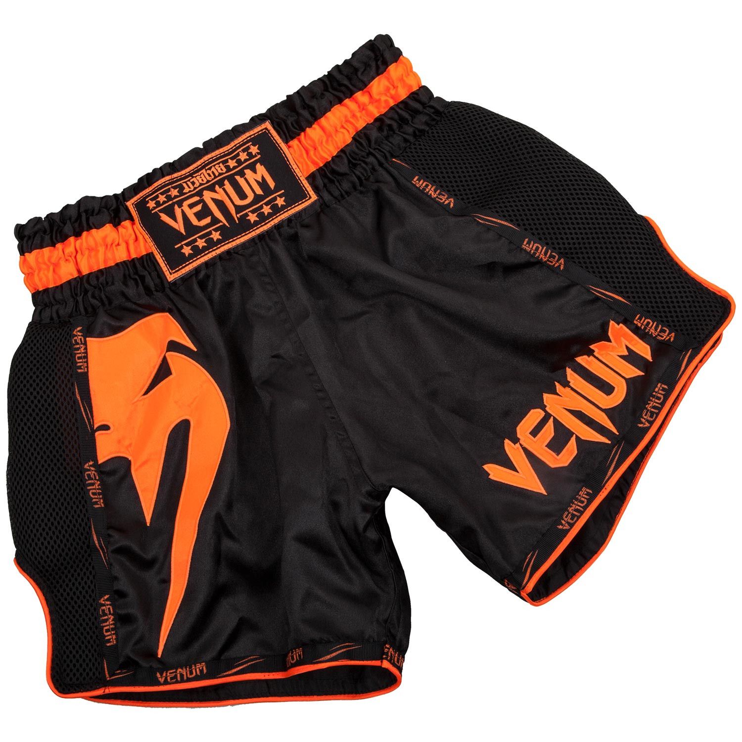 QUẦN VENUM GIANT MUAY THAI SHORTS - BLACK/ORRANGE