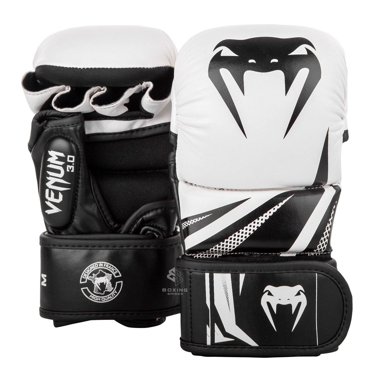 Găng Tay Venum Challenger 3.0 MMA Sparring Gloves - White/Black