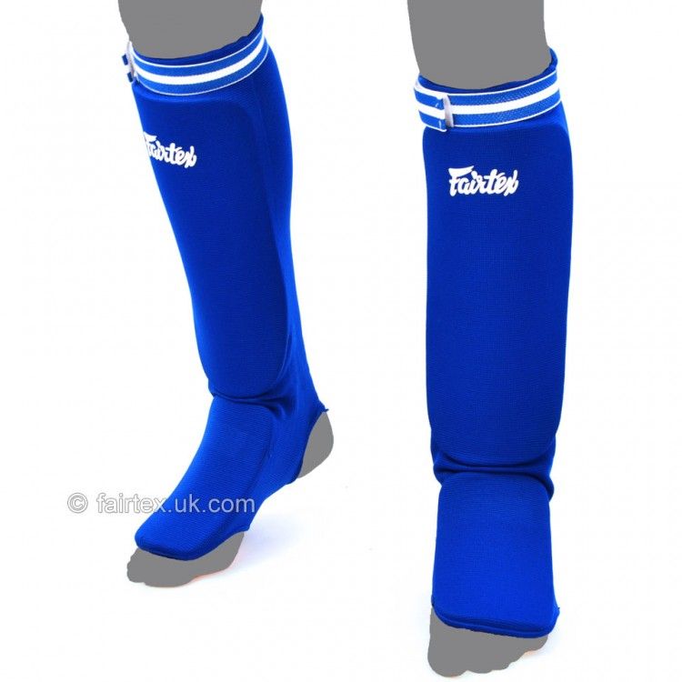 BẢO HỘ CHÂN FAIRTEX SPE1 ELASTIC COMPETITION SHIN PADS - BLUE