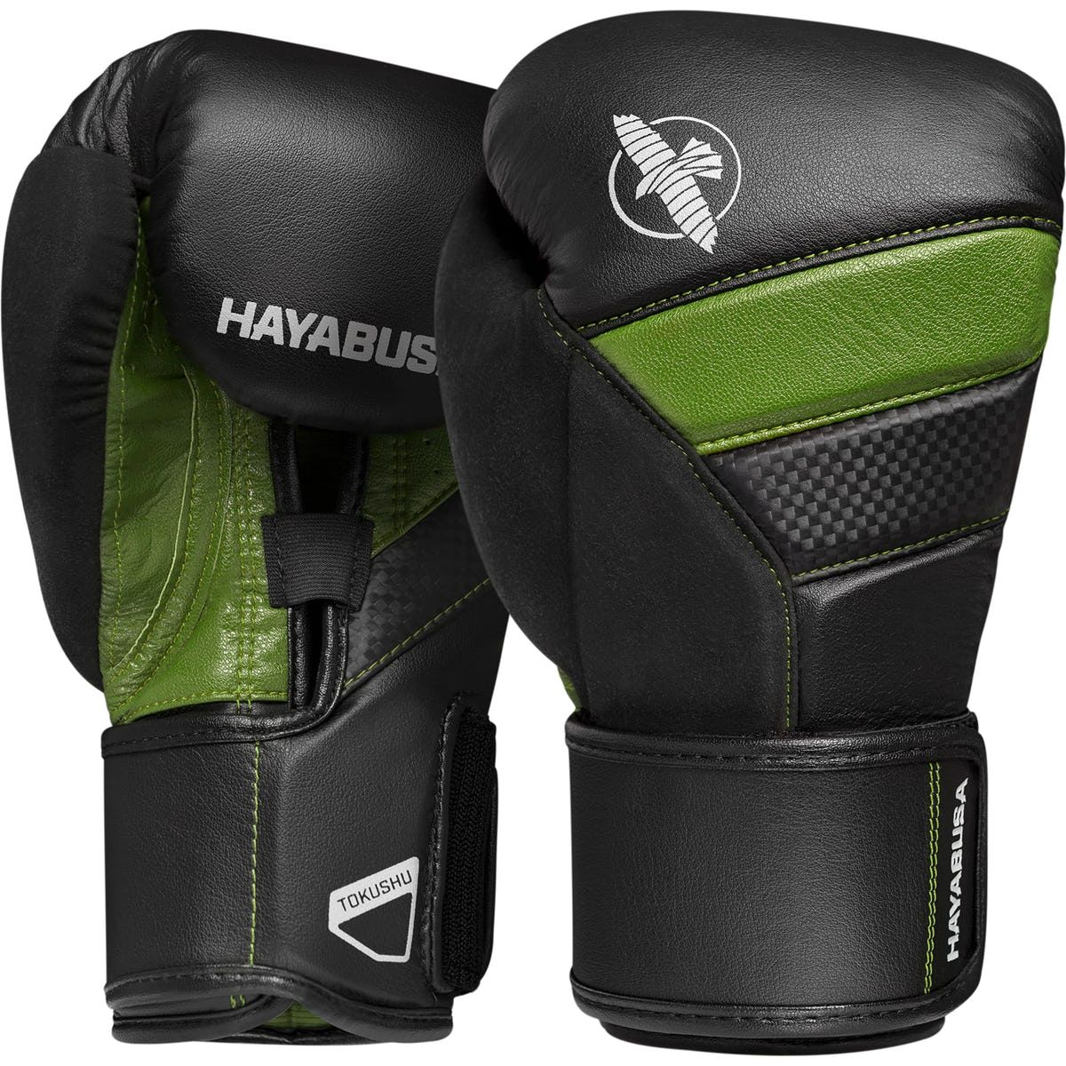 Găng Tay Hayabusa T3 Boxing Gloves - Black/Green