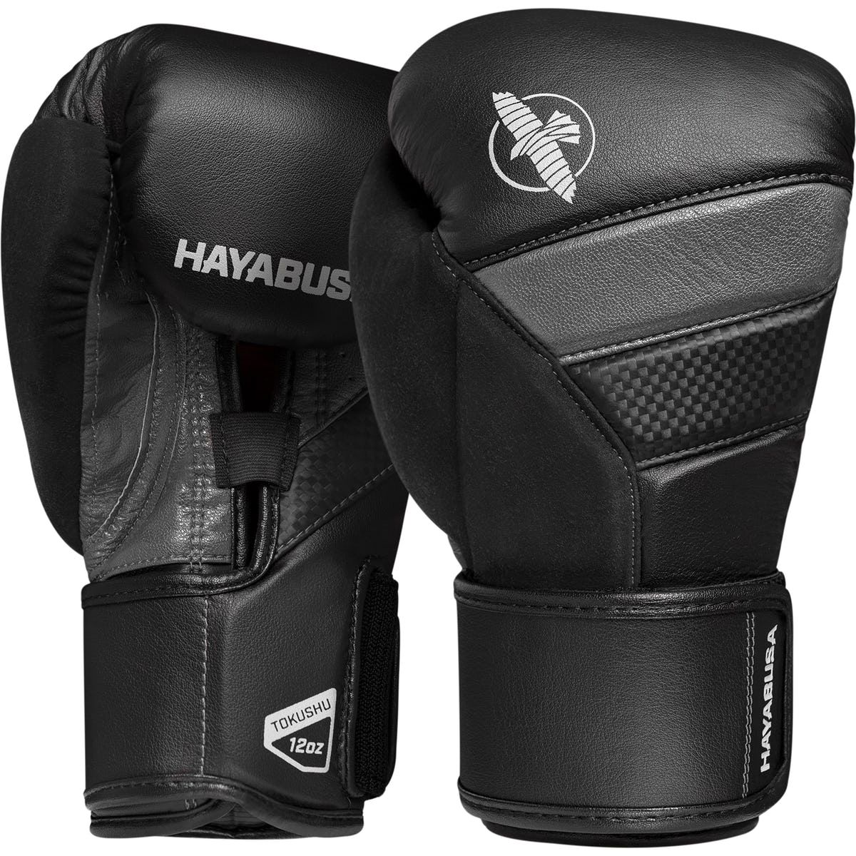 Găng Tay Hayabusa T3 Boxing Gloves - Black/Grey