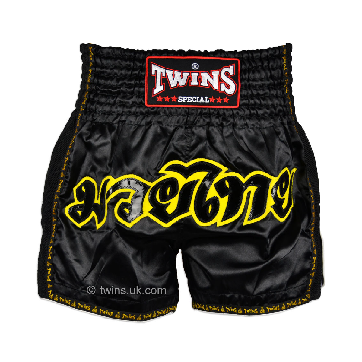 Quần Twins Special Muay Thai Shorts Black Tws-913