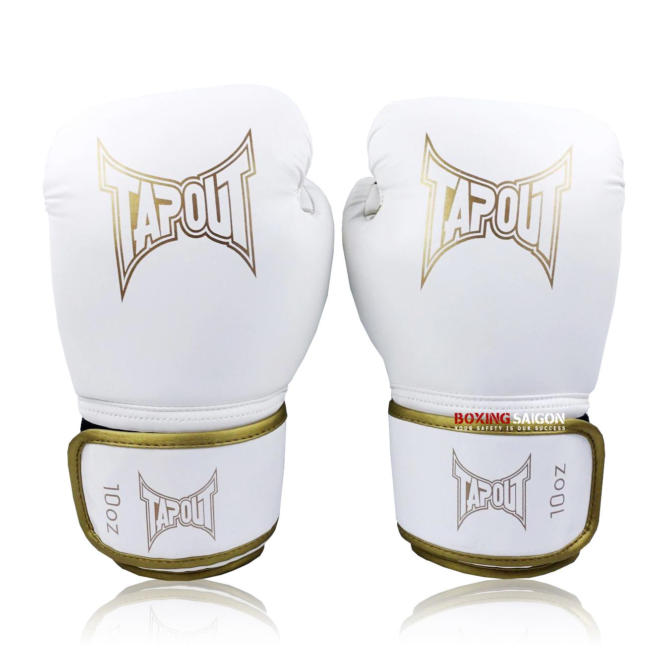 Găng Tay Tapout Boxing Gloves - White