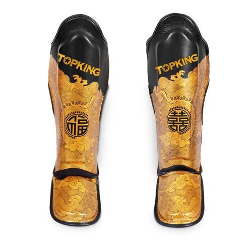 Bảo Hộ Chân Top King TKSGCT-CN01 Happiness Chinese Shin Guards - Gold/Black