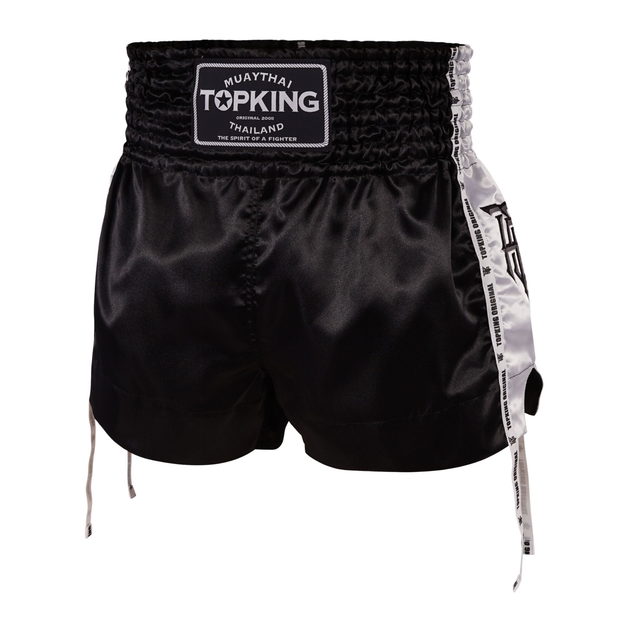 Quần Topking TKTBS-202 Muay Thai Shorts - Black/White