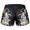 Quần Tuff Muay Thai Boxing Shorts New Retro Style Double Tiger With Gold Text