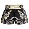 Quần Tuff Muay Thai Boxing Shorts New Retro Style Thai King Of Naga Black