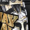 Quần Tuff Muay Thai Boxing Shorts New Retro Style Golden Gladiator In Black