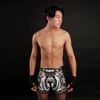 Quần Tuff Muay Thai Boxing Shorts Golden Gladiator In Black