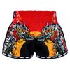 Quần TUFF Muay Thai Boxing Shorts New Retro Style Red Chinese Dragon and Tiger