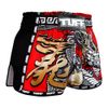 Quần TUFF Muay Thai Boxing Shorts New Retro Style Red Chinese Dragon