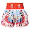 Quần Tuff Muay Thai Shorts Orange Pastel Birds Pattern