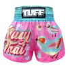 Quần Tuff Muay Thai Shorts Pink Pastel Birds Pattern