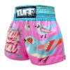 Quần Tuff Muay Thai Shorts Pink Pastel Birds Pattern